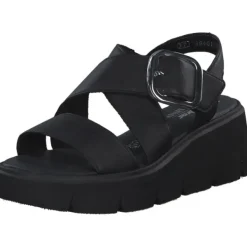 Damen Rieker Sandaletten<Evolution W1550, Plateau-Sandaletten, Damen, Schwarz