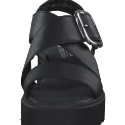 Damen Rieker Sandaletten<Evolution W1550, Plateau-Sandaletten, Damen, Schwarz