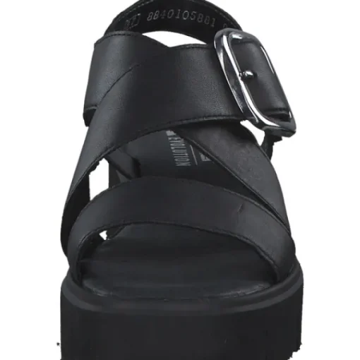 Damen Rieker Sandaletten<Evolution W1550, Plateau-Sandaletten, Damen, Schwarz