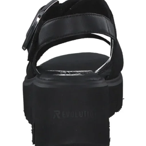 Damen Rieker Sandaletten<Evolution W1550, Plateau-Sandaletten, Damen, Schwarz