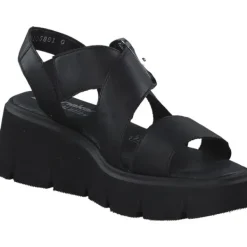 Damen Rieker Sandaletten<Evolution W1550, Plateau-Sandaletten, Damen, Schwarz