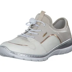 Damen Rieker Klassische- & Business Schuhe<L3294, Schnürschuhe, Damen, Weiß