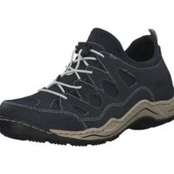 Damen Rieker Klassische- & Business Schuhe<L0551, Schnürschuhe, Damen, Blau