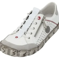 Damen Rieker Klassische- & Business Schuhe<L0355, Schnürschuhe, Damen, Weiß