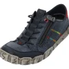 Damen Rieker Klassische- & Business Schuhe<L0357, Schnürschuhe, Damen, pazifik/whitelake/rosso