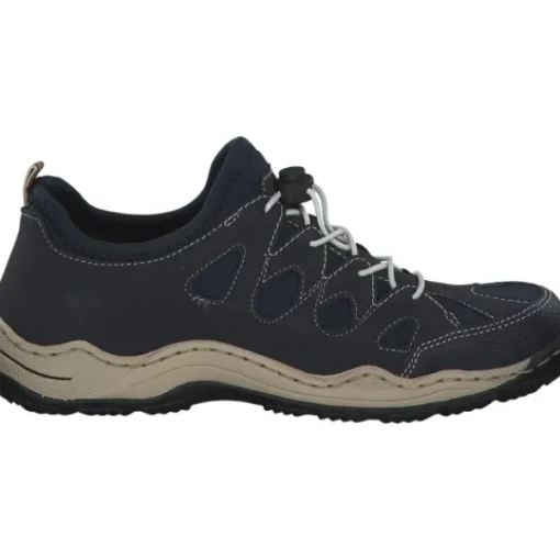 Damen Rieker Klassische- & Business Schuhe<L0551, Schnürschuhe, Damen, Blau