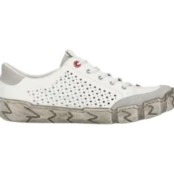 Damen Rieker Klassische- & Business Schuhe<L0355, Schnürschuhe, Damen, Weiß