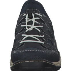Damen Rieker Klassische- & Business Schuhe<L0551, Schnürschuhe, Damen, Blau