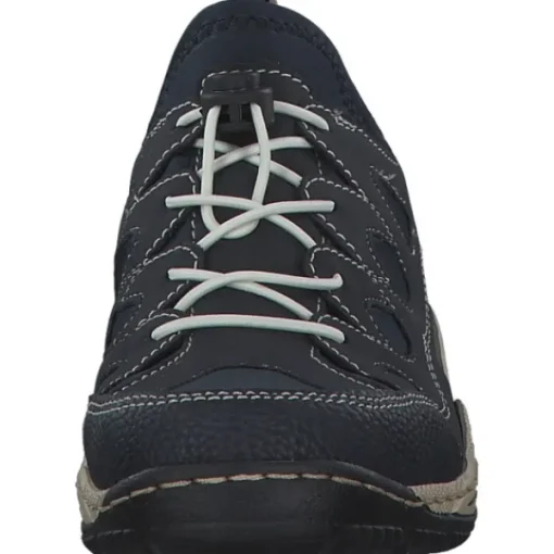 Damen Rieker Klassische- & Business Schuhe<L0551, Schnürschuhe, Damen, Blau