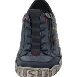 Damen Rieker Klassische- & Business Schuhe<L0357, Schnürschuhe, Damen, pazifik/whitelake/rosso