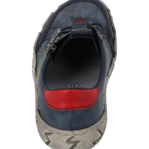 Damen Rieker Klassische- & Business Schuhe<L0357, Schnürschuhe, Damen, pazifik/whitelake/rosso