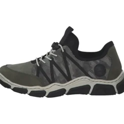 Damen Rieker Klassische- & Business Schuhe | Klassische- & Business Schuhe<L0657, Schnürschuhe, liane/schilf/negro/stein-camo/