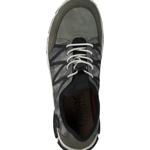 Damen Rieker Klassische- & Business Schuhe | Klassische- & Business Schuhe<L0657, Schnürschuhe, liane/schilf/negro/stein-camo/