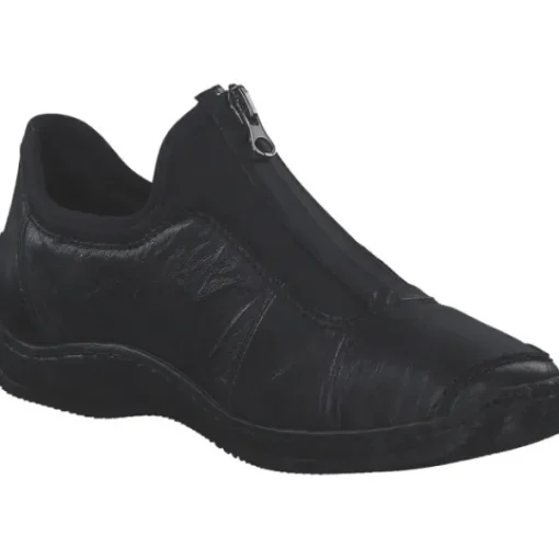 Damen Rieker Sneakers<L1753, Slip-On-Sneaker, Damen, schwarz/schwarz/schwarz