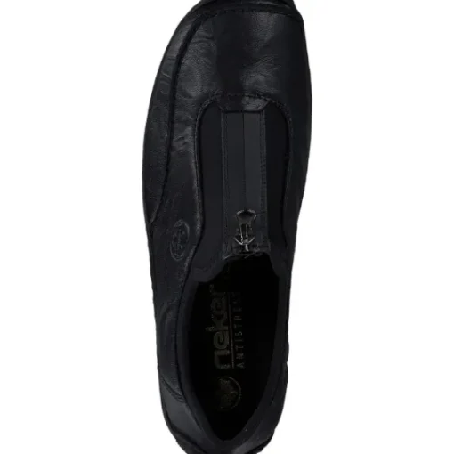 Damen Rieker Sneakers<L1753, Slip-On-Sneaker, Damen, schwarz/schwarz/schwarz