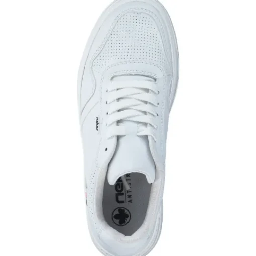 Damen Rieker Klassische- & Business Schuhe<M7811, Schnürschuhe, Damen, Weiß (White)