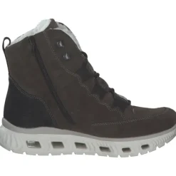 Damen Rieker Stiefel<M6012-25, Schnürstiefel, Damen, erde/schwarz