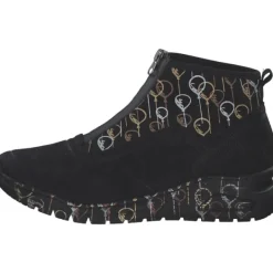 Damen Rieker Stiefel<M4953, Stiefeletten, Damen, schwarz/schwarz-metallic