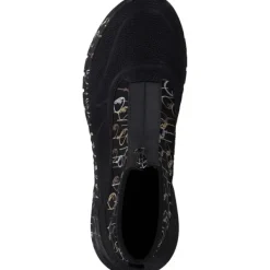 Damen Rieker Stiefel<M4953, Stiefeletten, Damen, schwarz/schwarz-metallic