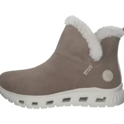 Damen Rieker Stiefel<M6050, Winterstiefeletten, Damen, Weiß (Pfeffer)