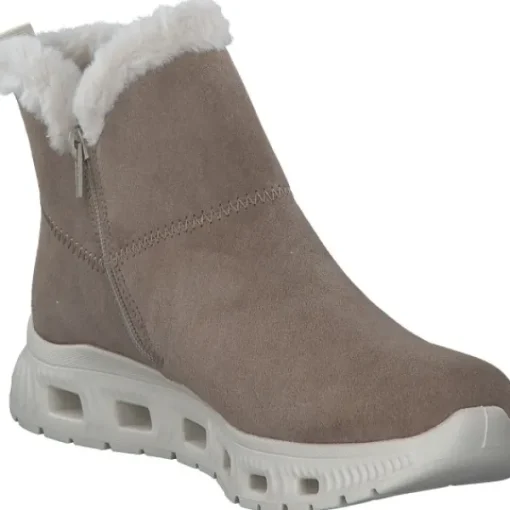 Damen Rieker Stiefel<M6050, Winterstiefeletten, Damen, Weiß (Pfeffer)