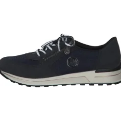 Damen Rieker Klassische- & Business Schuhe<N1411, Schnürschuhe, Damen, Blau