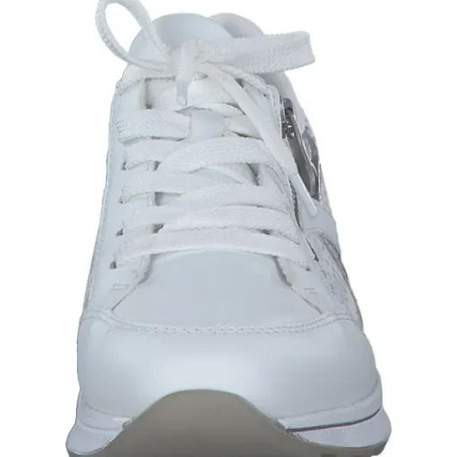Damen Rieker Klassische- & Business Schuhe<N1403, Schnürschuhe, Damen, weiss/bianco/silber