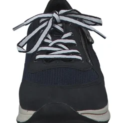 Damen Rieker Klassische- & Business Schuhe<N1411, Schnürschuhe, Damen, Blau