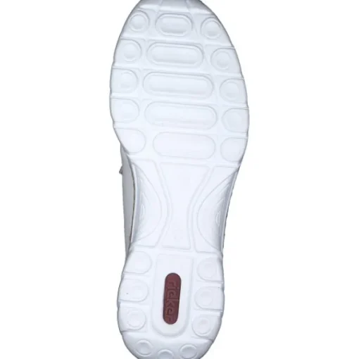 Damen Rieker Klassische- & Business Schuhe<N4253, Schnürschuhe, Damen, perle/weiss/perlcreme