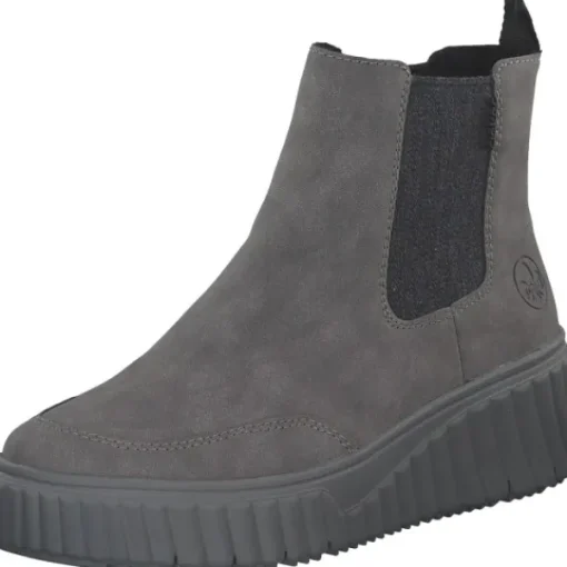 Damen Rieker Stiefel<N2553, Stiefeletten, Damen, grey/anthrazit