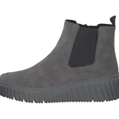 Damen Rieker Stiefel<N2553, Stiefeletten, Damen, grey/anthrazit
