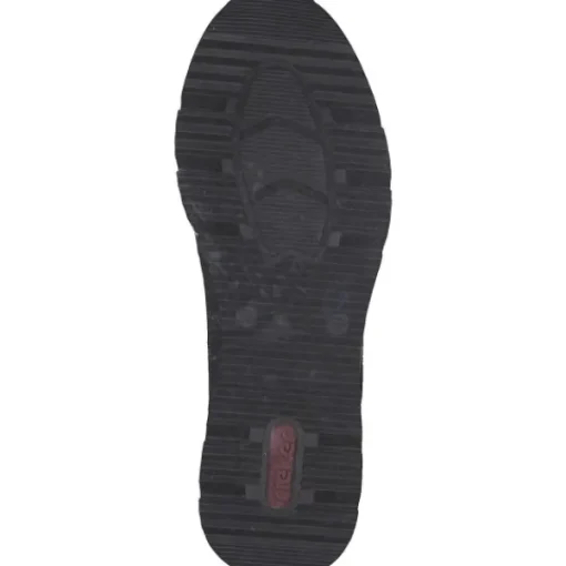 Damen Rieker Stiefel<N6352, Stiefeletten, Damen, Schwarz