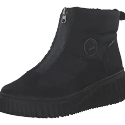 Damen Rieker Stiefel<N2550-00, Winterstiefel, Damen, Schwarz/Schwarz