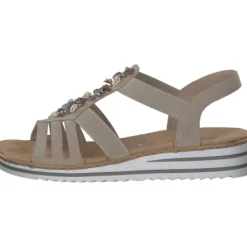 Damen Rieker Sandaletten<V0649, Keilsandaletten, Damen, ginger