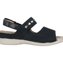 Damen Rieker Sandaletten<V7473, Keilsandaletten, Damen, Blau