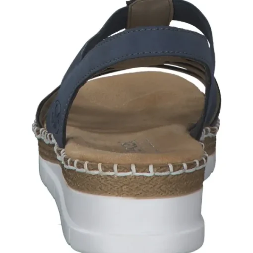Damen Rieker Sandaletten<V1206, Keilsandaletten, Damen, Blau