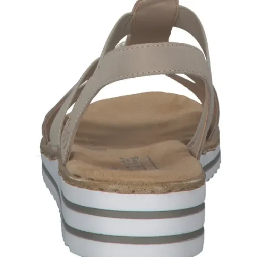 Damen Rieker Sandaletten<V0649, Keilsandaletten, Damen, ginger