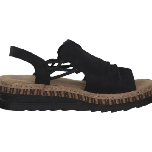 Damen Rieker Sandaletten<V7972, Keilsandaletten, Damen, Schwarz