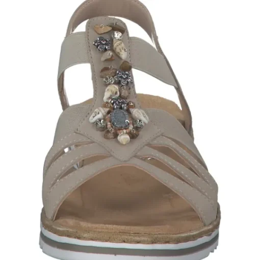 Damen Rieker Sandaletten<V0649, Keilsandaletten, Damen, ginger