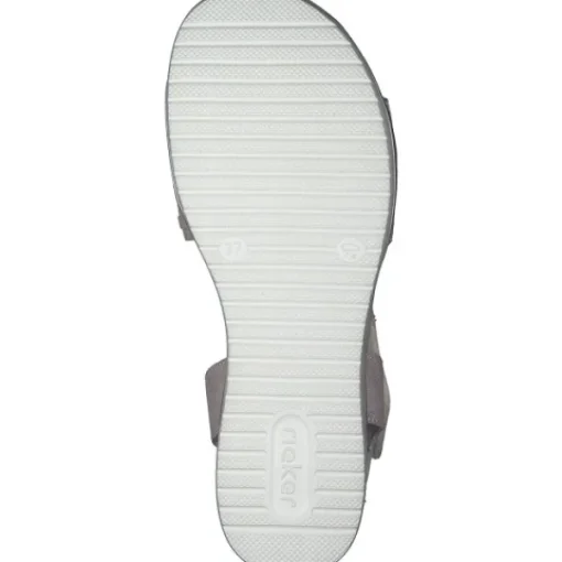 Damen Rieker Sandaletten<V3764, Keilsandaletten, Damen, rosegold