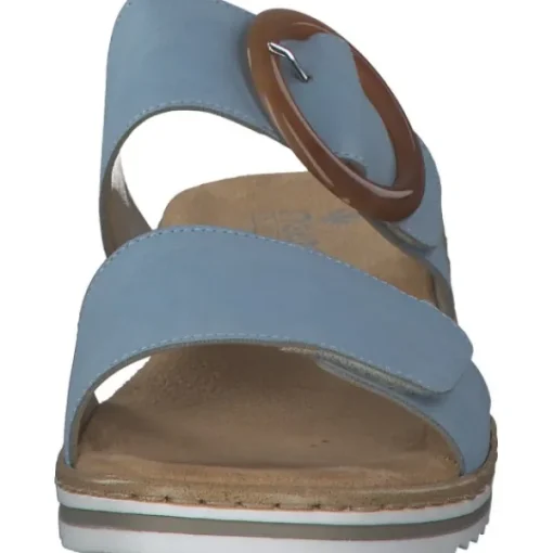 Damen Rieker Pantoletten & Badeschuhe<V0692, Pantoletten & Badeschuhe, Damen, Blau