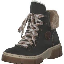 Damen Rieker Stiefel<X8647, Stiefeletten, Damen, Forest