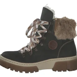 Damen Rieker Stiefel<X8647, Stiefeletten, Damen, Forest