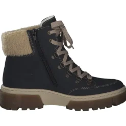 Damen Rieker Stiefel<X8638, Winterstiefeletten, Damen, Blau
