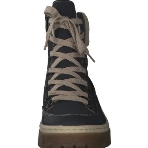 Damen Rieker Stiefel<X8638, Winterstiefeletten, Damen, Blau