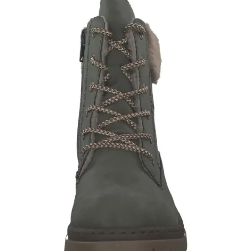 Damen Rieker Stiefel<Y7424, Schnürstiefel, Damen, moor/fango