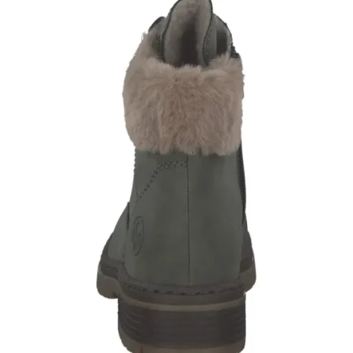Damen Rieker Stiefel<Y7424, Schnürstiefel, Damen, moor/fango