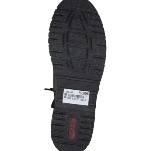 Damen Rieker Stiefel<Y2431, Schnürstiefel, Damen, Schwarz