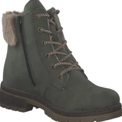 Damen Rieker Stiefel<Y7424, Schnürstiefel, Damen, moor/fango