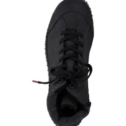 Damen Rieker Stiefel<Z4251-45, Schnürstiefel, Damen, anthrazit/grau/schwarz